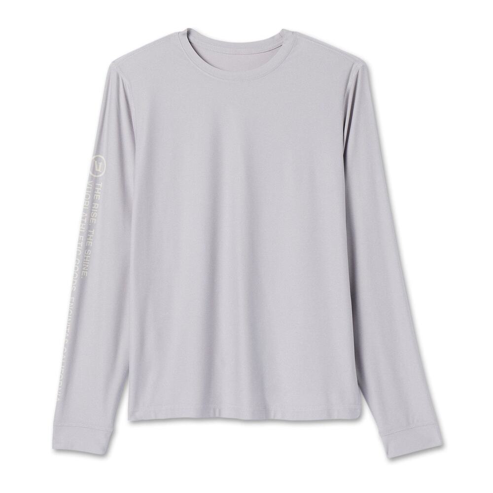 Vuori Performance Platinum Heather Uluwatu 23 Long Sleeve Top Size M